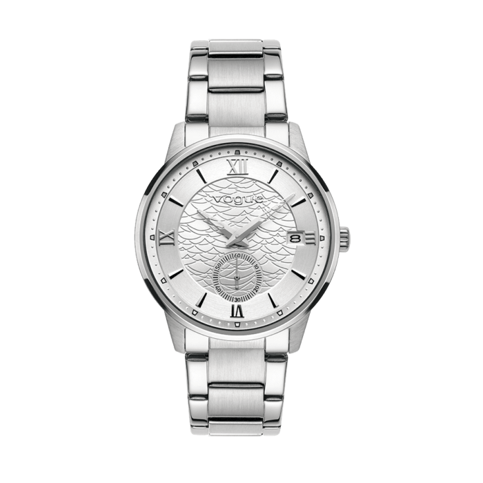 Vogue Thousand watch silver metallic dial and silver stainless steel bracelet