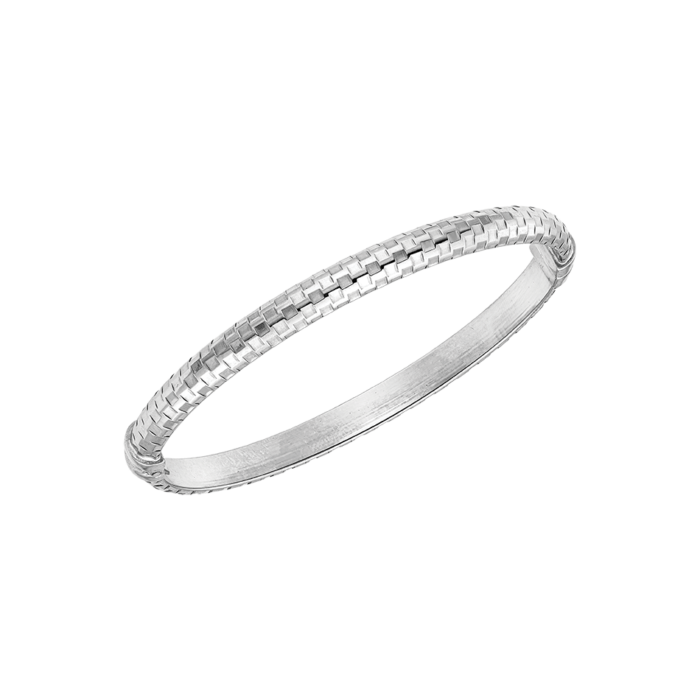 Vogue bangle in snakeskin design Silver 925