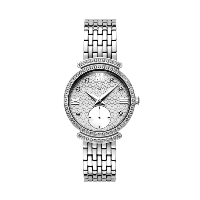 Vogue Saint Tropez watch silver dial and silver stainless steel bracelet