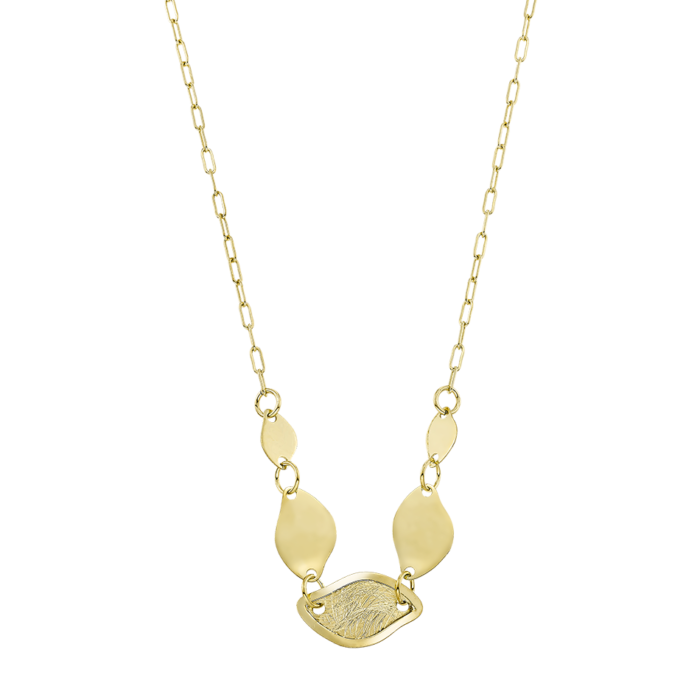 Vogue necklace with martile design in gold-plated Silver 925