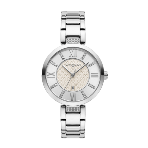 Vogue Sweet watch silver stainless steel bracelet and silver dial