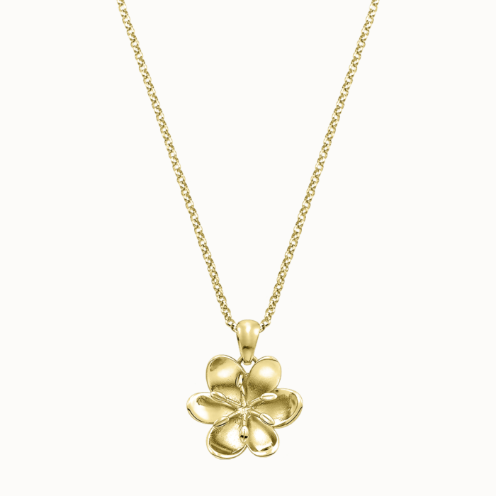 Vogue flower necklace in gold-plated Silver 925