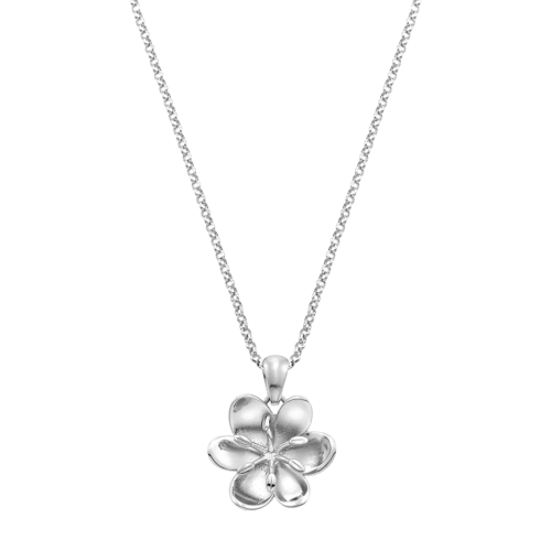 Vogue flower necklace in Silver 925