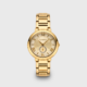 Vogue Elegant watch gold stainless steel and champagne dial