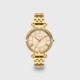 Vogue Melissa watch iridescent champagne dial and gold stainless steel bracelet