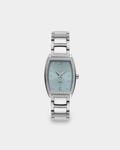 Vogue Marion watch, silver stainless steel bracelet and light blue dial