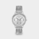 Vogue Louise watch, silver stainless steel bracelet and silver dial