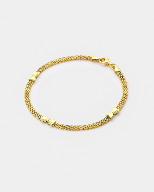 Vogue chain bracelet gold-plated Silver 925