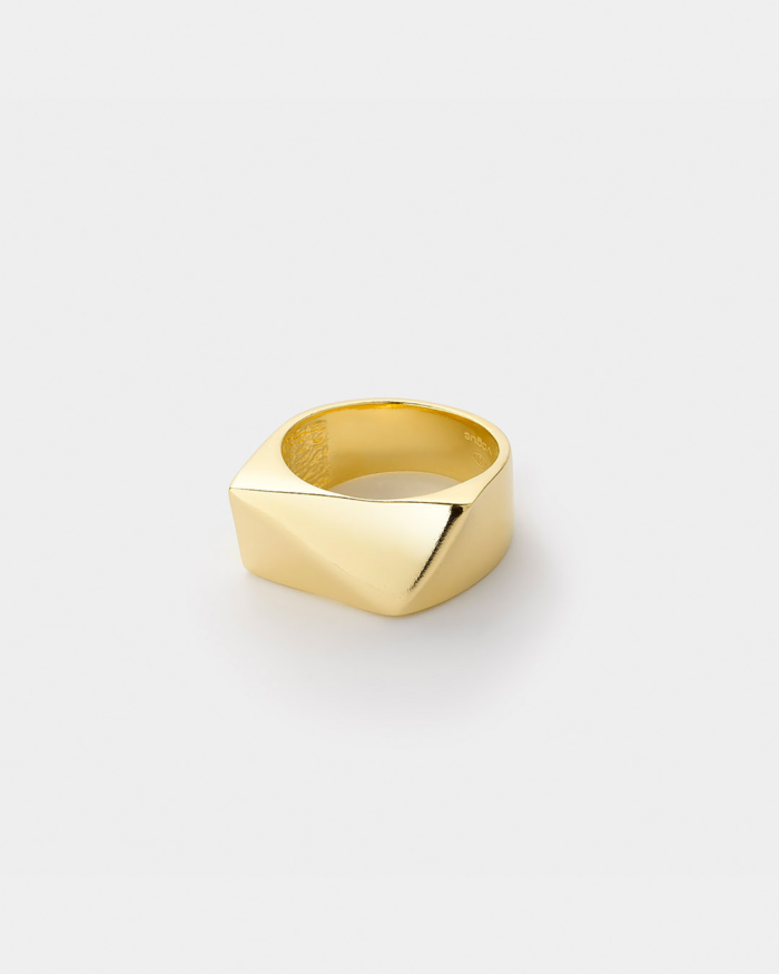 Vogue ring in gold-plated Silver 925