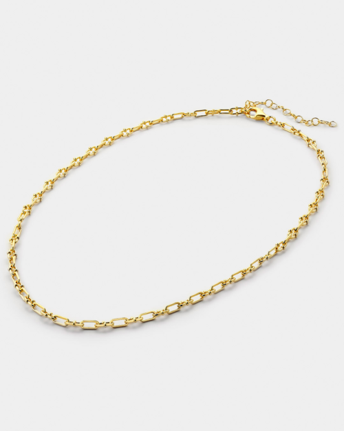 Vogue chain necklace gold-plated Silver 925