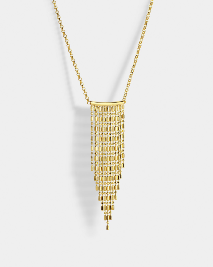 Vogue waterfall necklace in gold-plated Silver 925