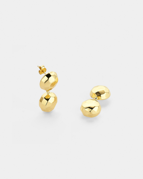 Vogue dangle earrings in gold-plated Silver 925