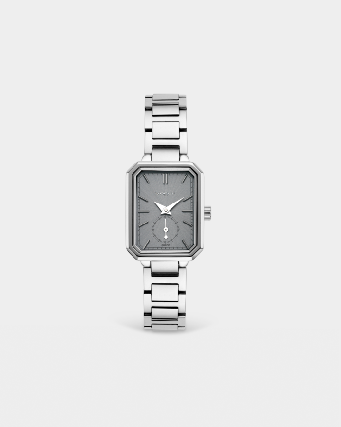 Vogue Vivian watch stainless steel bracelet ans grey dial
