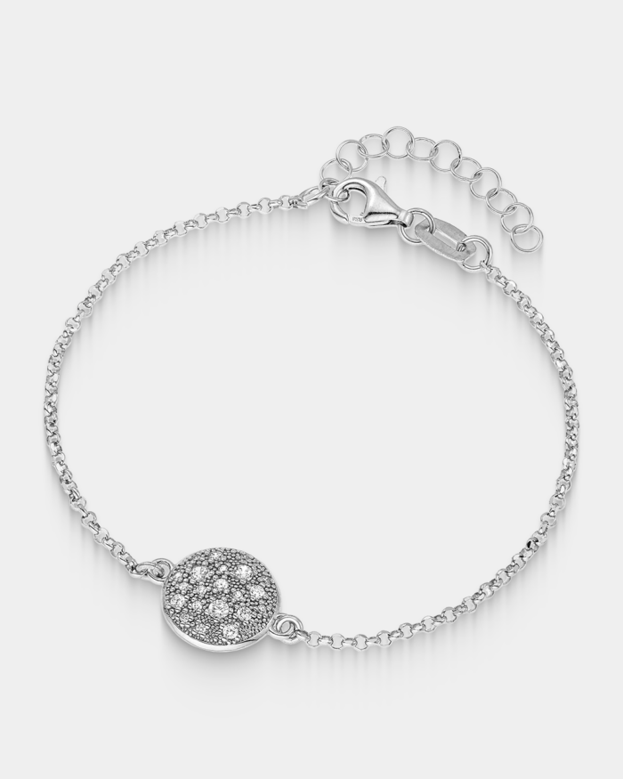 Vogue bracelet in gold-plated Silver 925 and white zircons