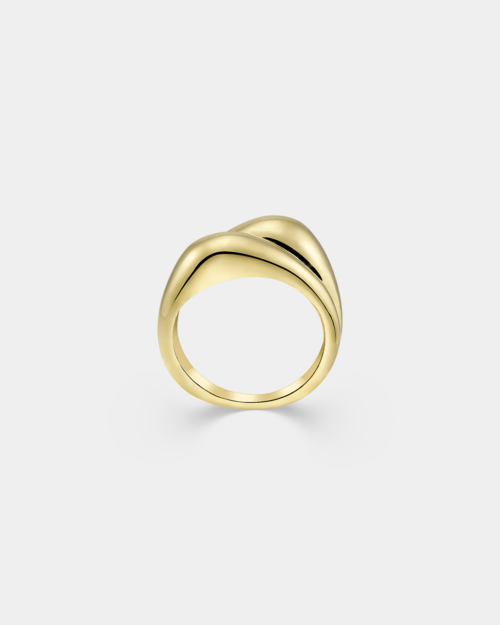 Vogue ring in gold-plated Silver 925