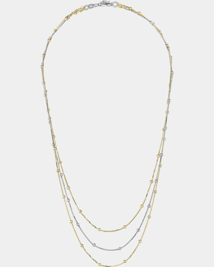 Vogue triple necklace in gold-plated Silver 925