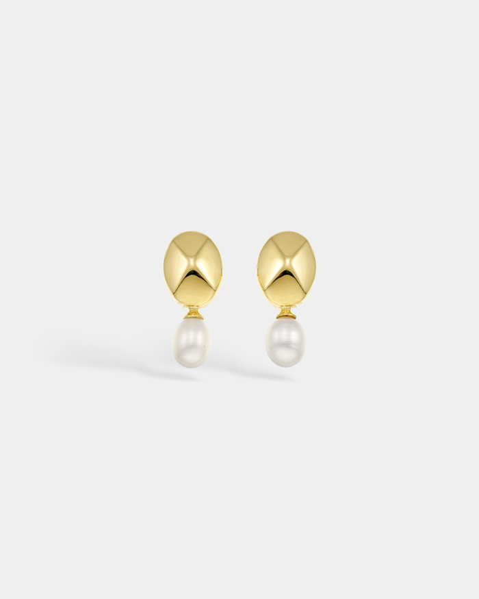 Vogue earrings in gold-plated Silver 925 and white pearl