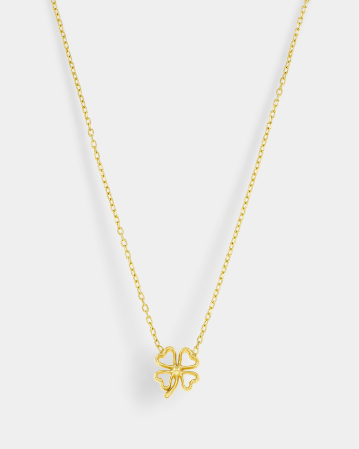 Vogue flower necklace in gold-plated Silver 925