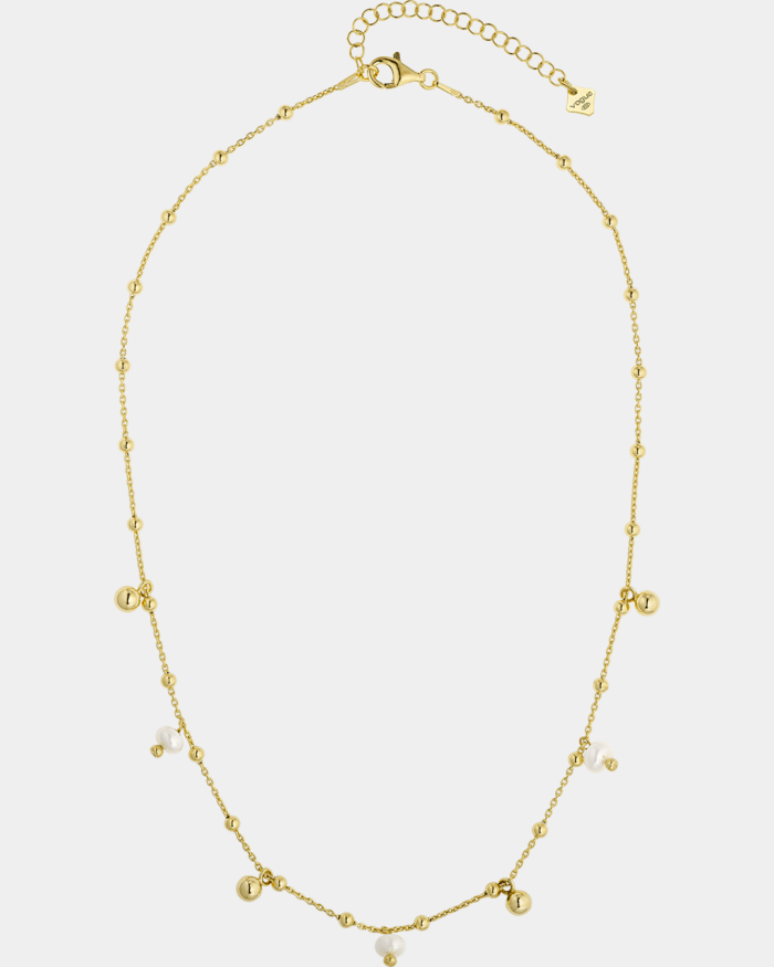 Vogue charm necklace in gold-plated Silver 925