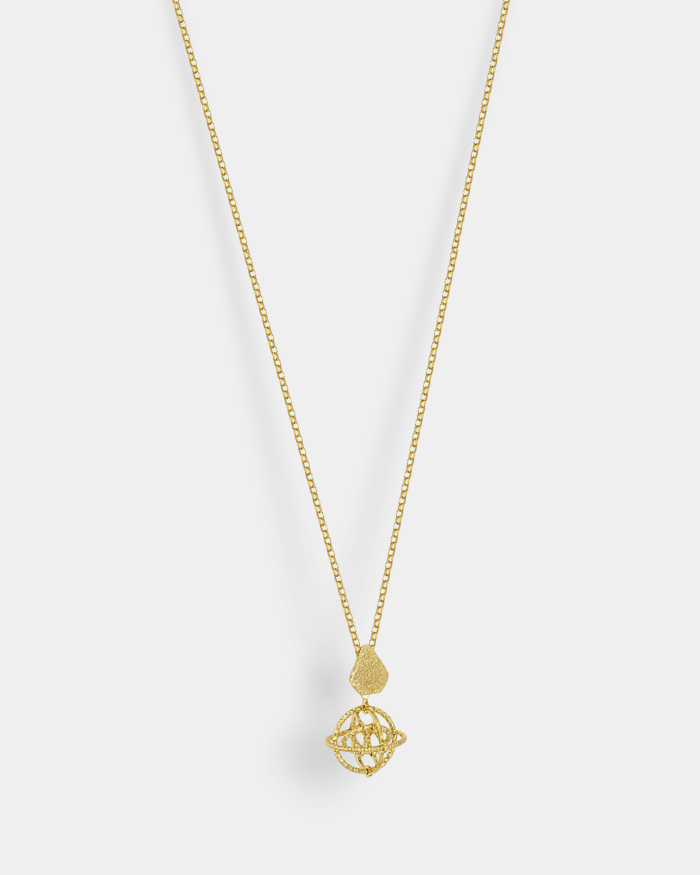 Vogue sphere necklace in gold-plated Silver 925