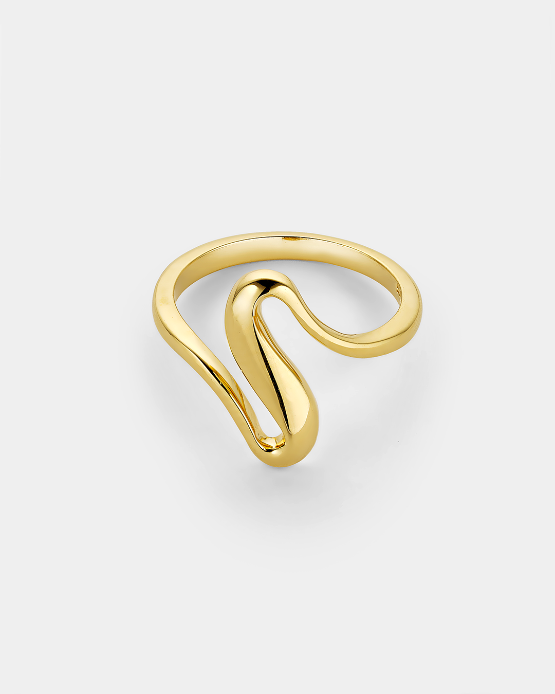 20170246101 Sculptural ring in gold-plated Silver 925°