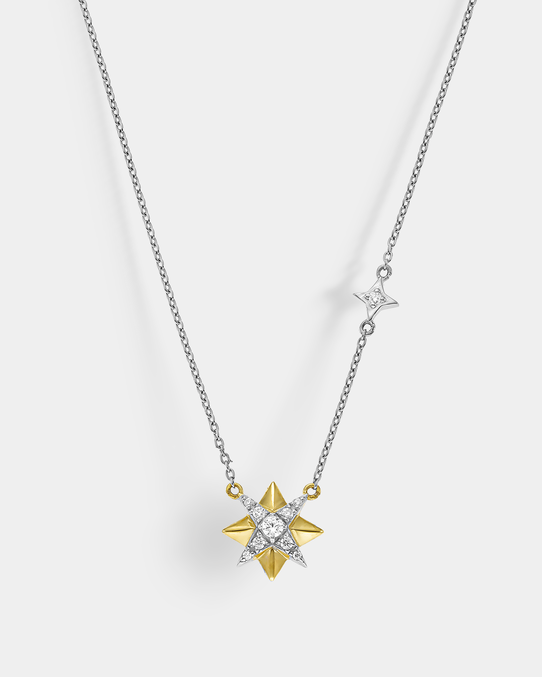 20172102411 Star necklace in gold-plated Silver 925°