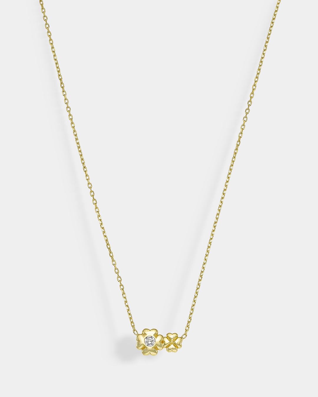 20172018401 Necklace with flowers in gold-plated Silver 925°
