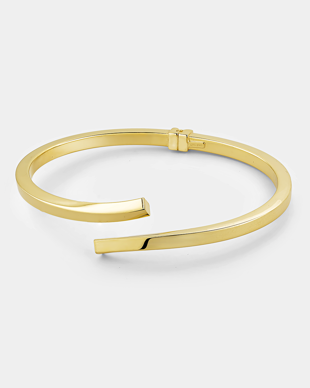 20174772301 Cuff with polished finishing in gold-plated Silver 925°