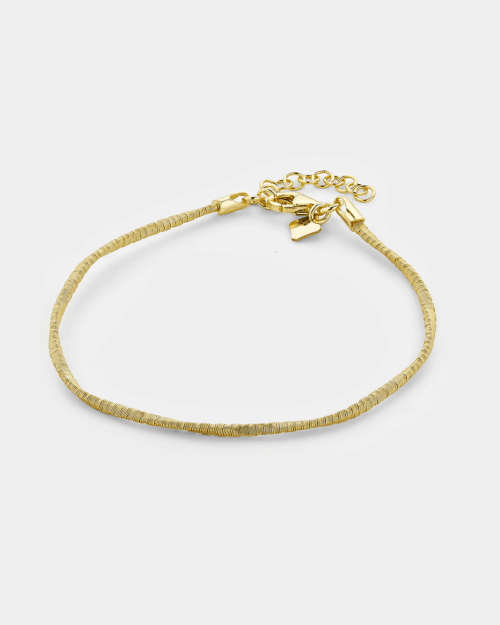 Snake chain bracelet in gold-plated Silver 925°
