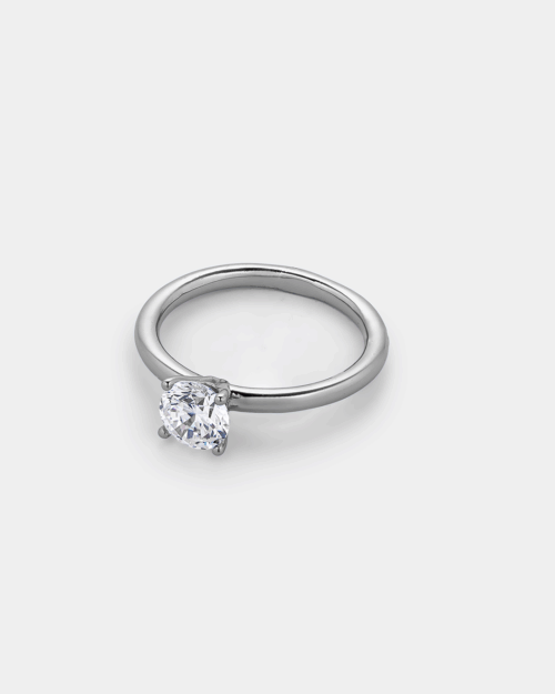 Solitaire ring in Silver 925°